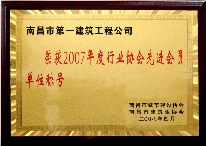 2008.4 2007年度行業(yè)協(xié)會(huì )先進(jìn)會(huì )員單位稱(chēng)號.jpg